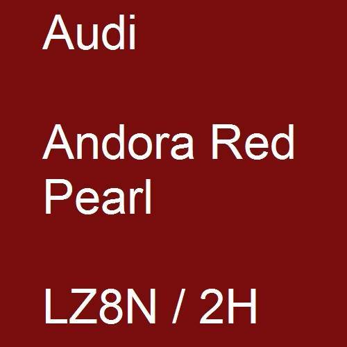 Audi, Andora Red Pearl, LZ8N / 2H.